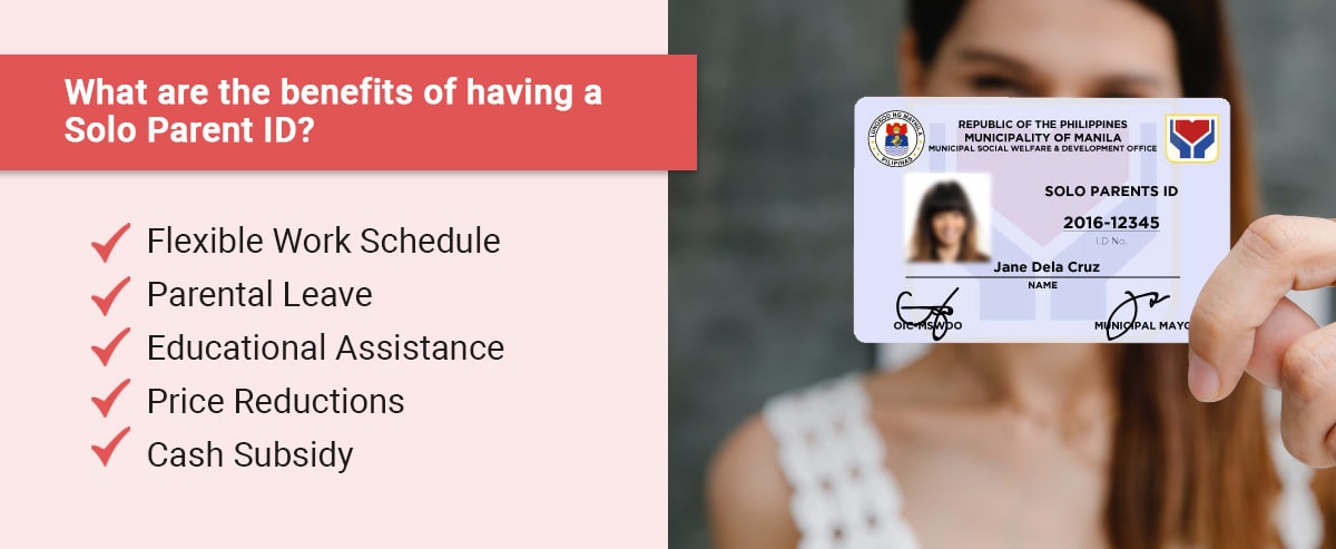 Solo Parent ID can be obtained at a DSWD office