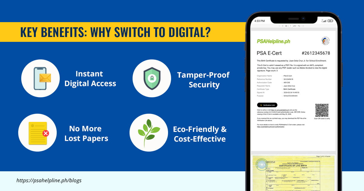 Get instant, secure access to your PSA birth certificate using PSAHelpline.ph for fast PSA online e-certs.