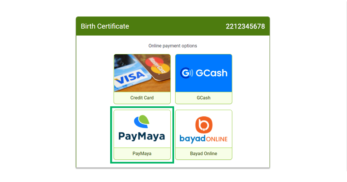 PayMaya as payment option for PSAHelpline.ph