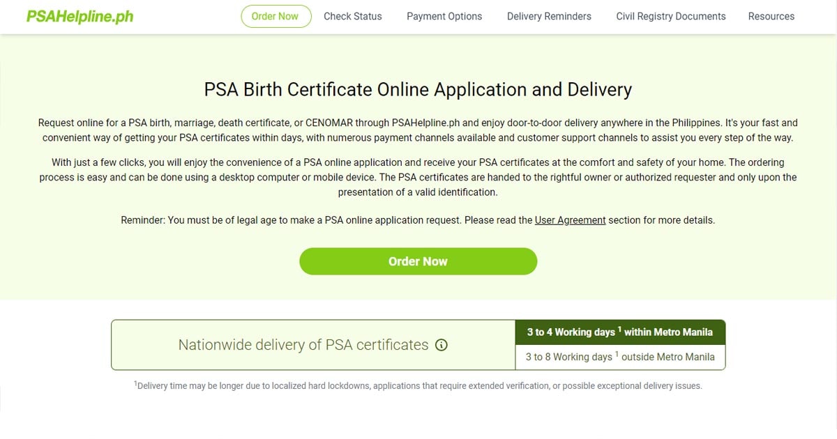 How To Pay For Your Psa Birth Certificate Thru Visa And Master Card 1416