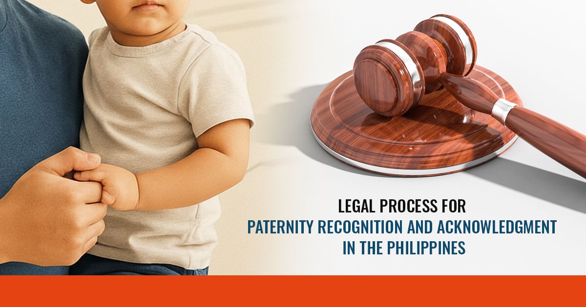 Father holding toddler’s hand beside a gavel, symbolizing legal correction of birth certificate records.