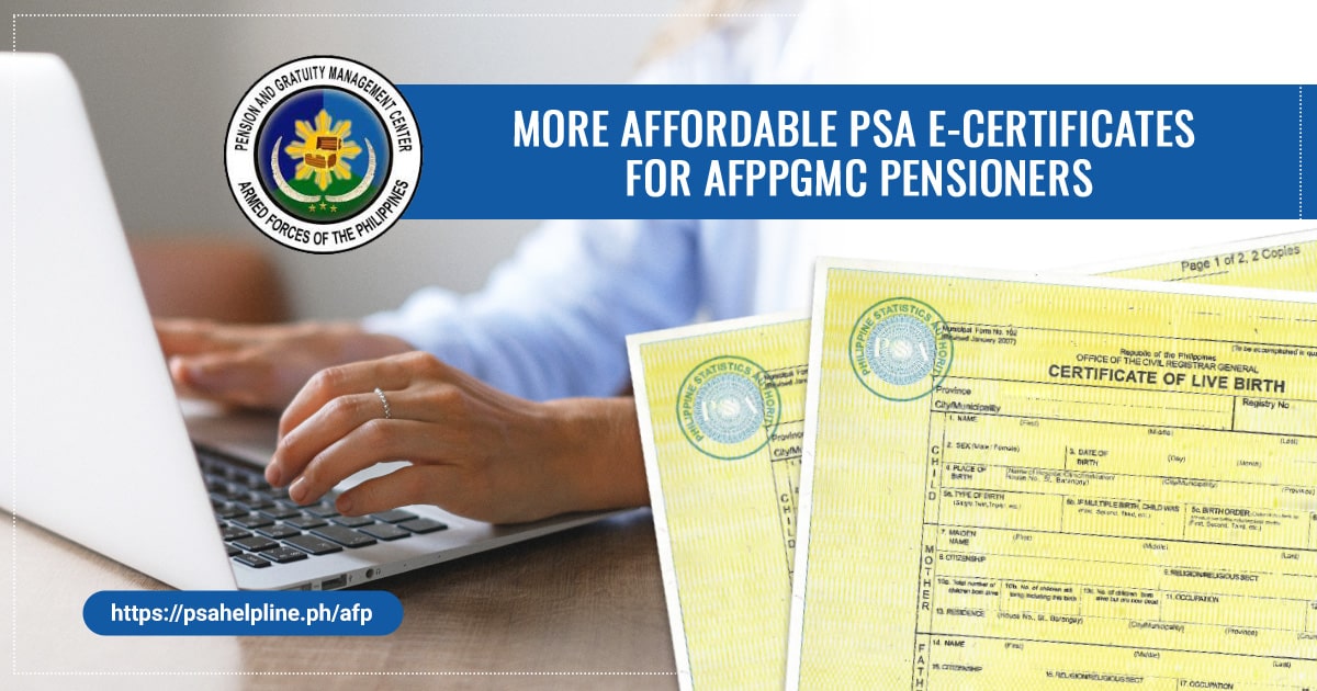 How much is PSA CENOMAR for AFP pensioner