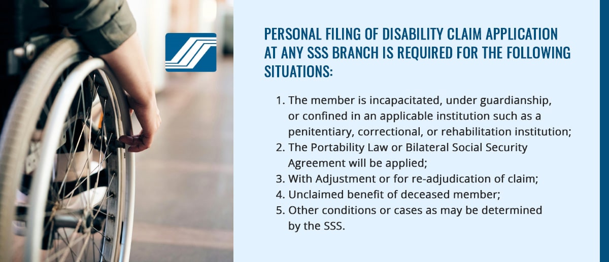 SSS disability benefits claim