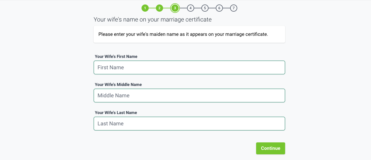Personal information of spouses who own the PSA marriage certificate