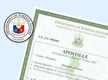 PSA online application for DFA Apostille or e-Apostille