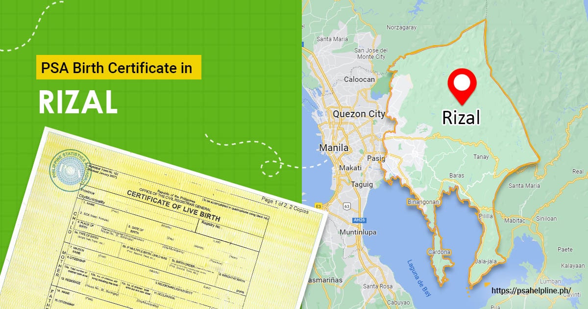 how to get psa birth certificate in rizal