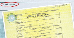 How to correct your last name as it appears on your PSA birth certificate