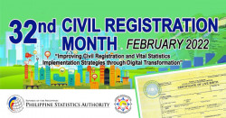 PSA marks 32nd Civil Registration Month with month-long celebration.