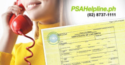 Order your PSA birth certificate online or over the phone.